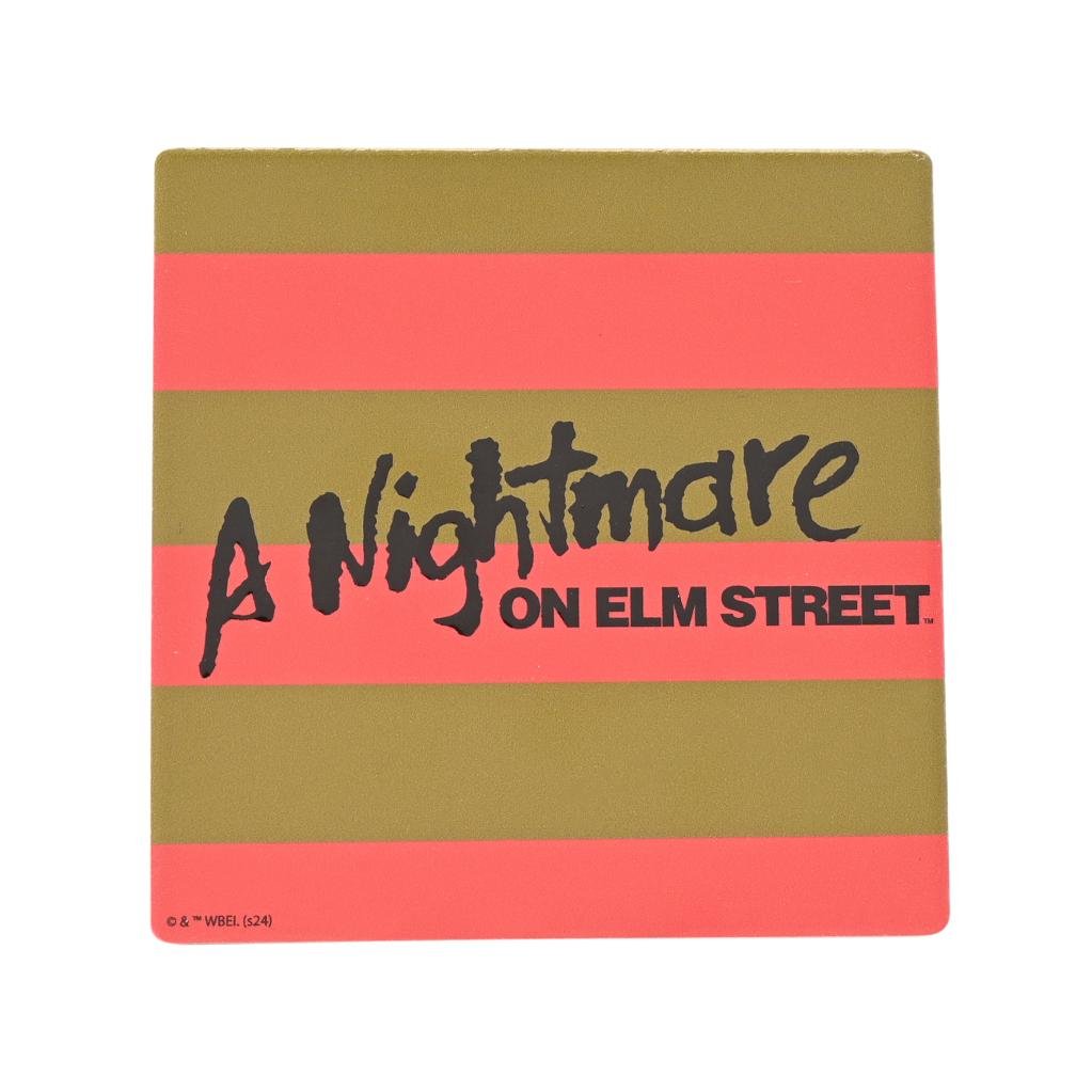 A NIGHTMARE ON ELM STREET - Freddy Stripes - Ceramic Square Coaster