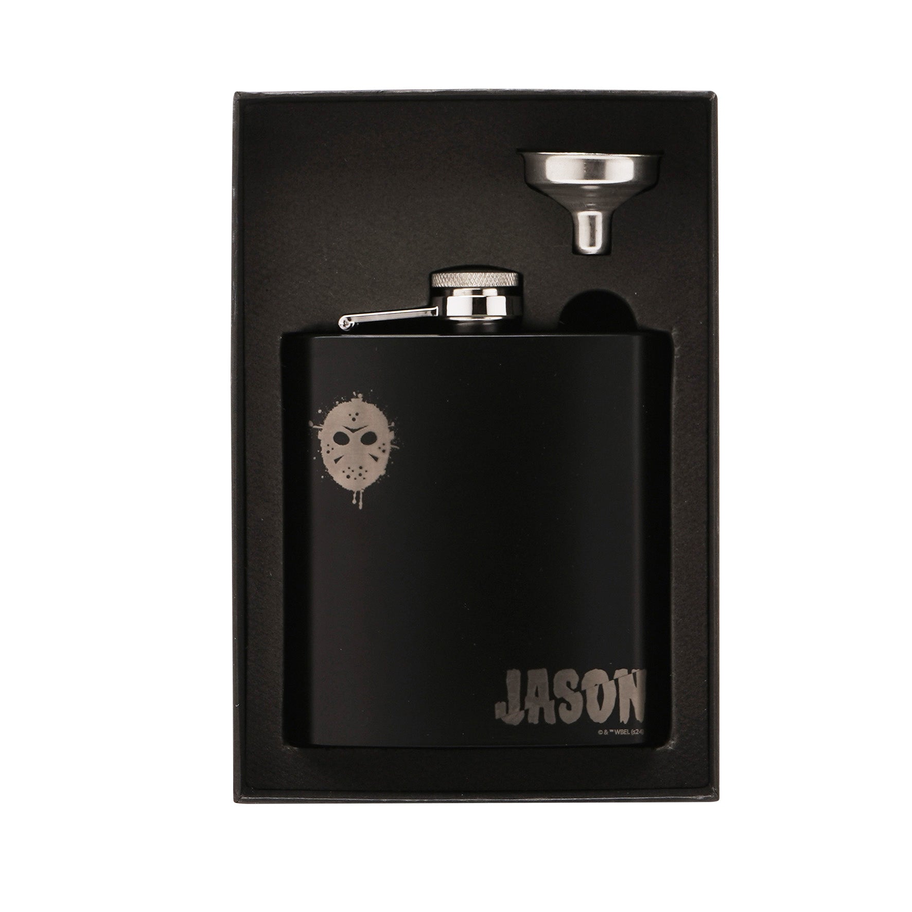FRIDAY 13th - Jason & Mask - Hip Flask 6oz + Funnel