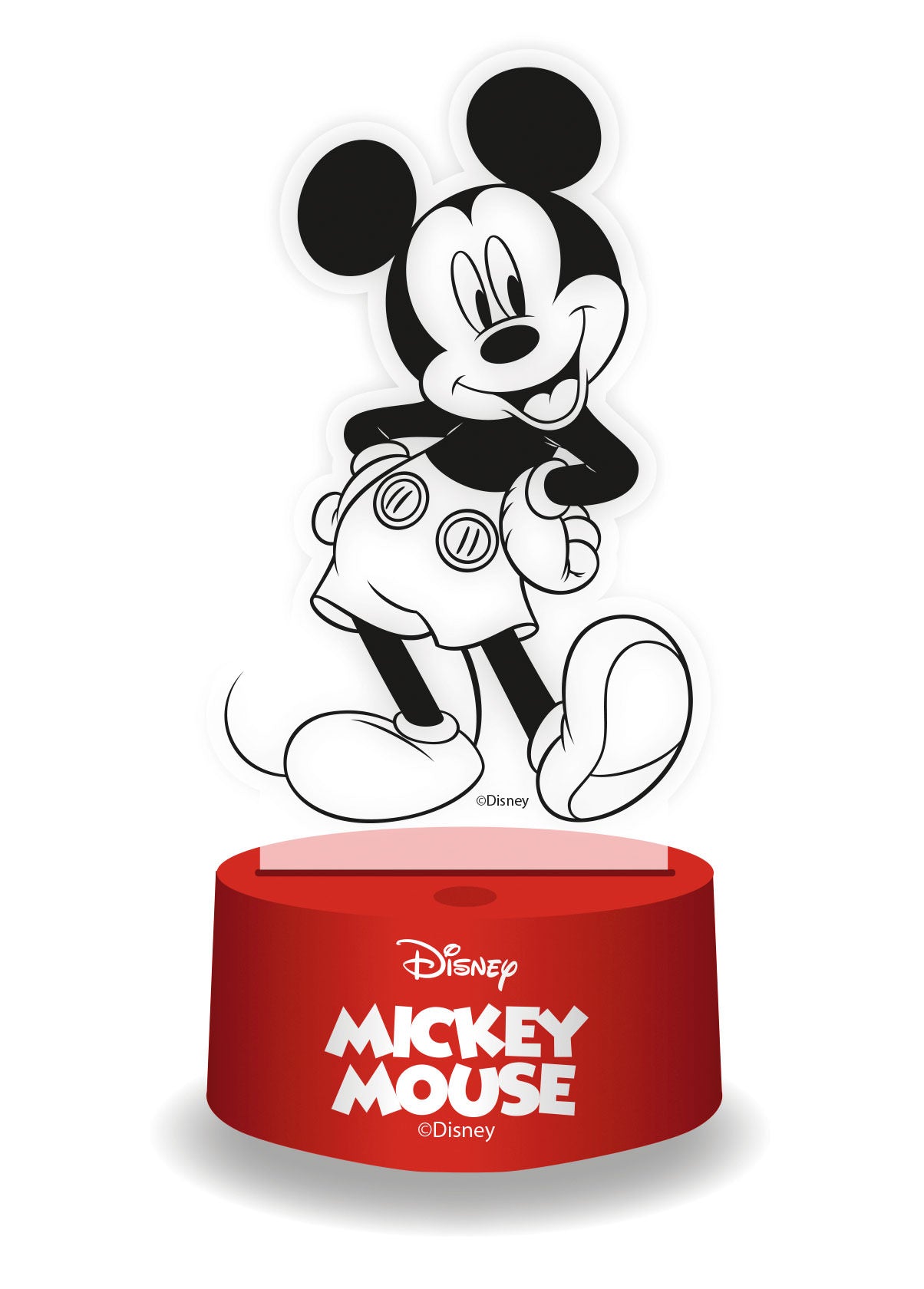 MICKEY - 3D Lamp RGB with Remote