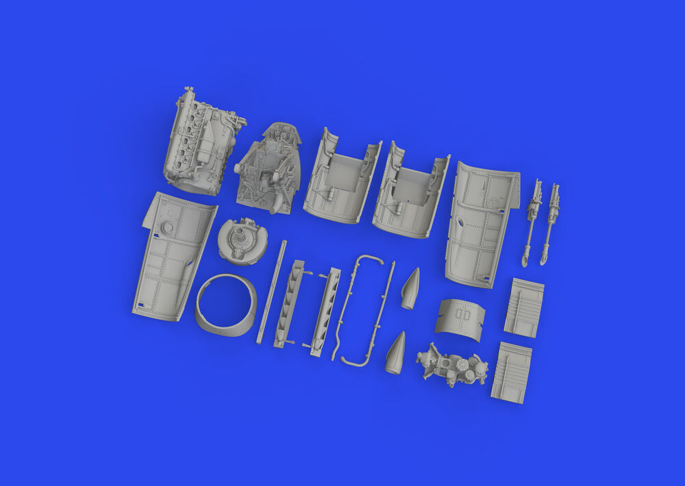 Bf 109F engine PRINT 1/72 EDUARD