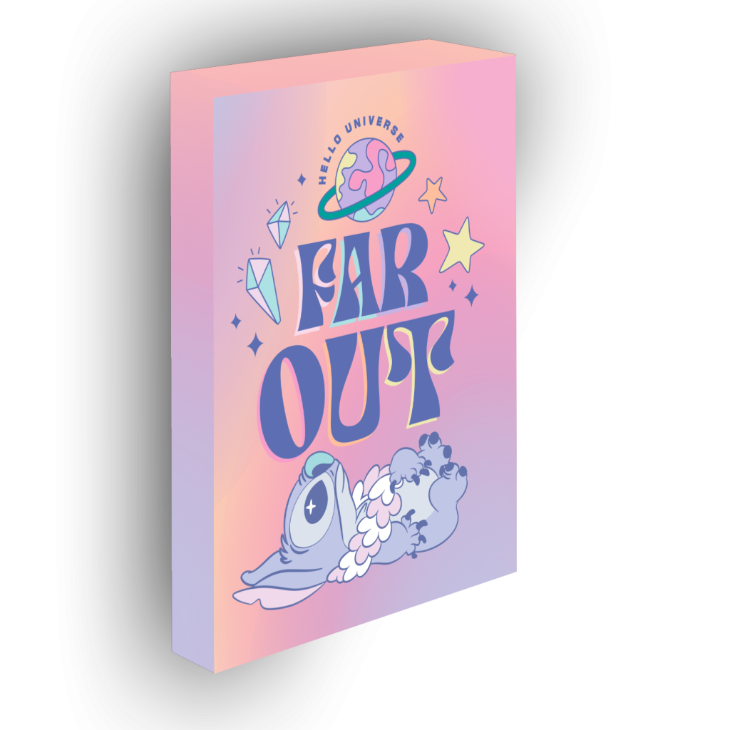 STITCH - Far Out - Light-Up Canvas 40x30cm