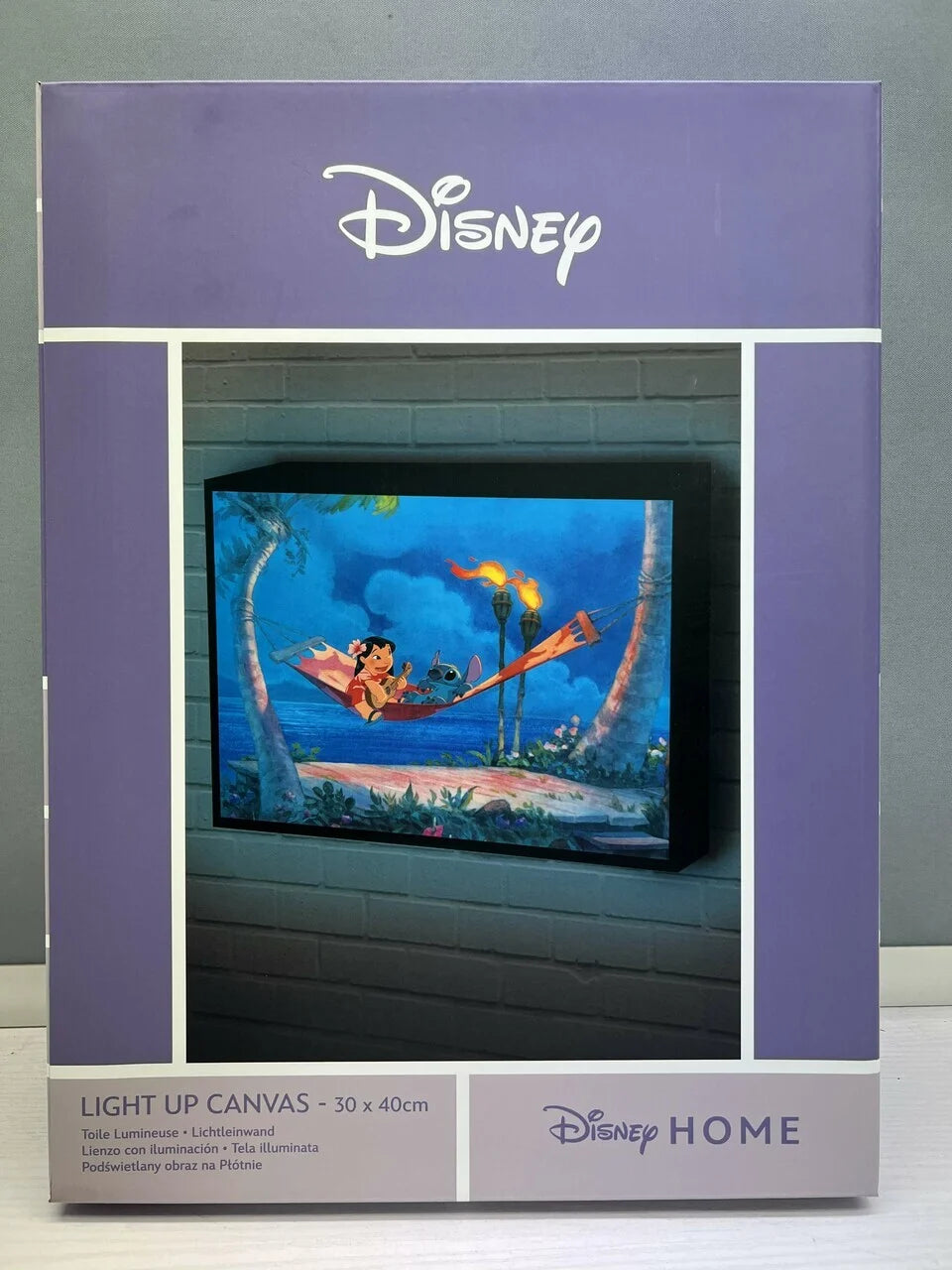 LILO & STITCH - Hammcock - Light Canvas 30x40 Cm