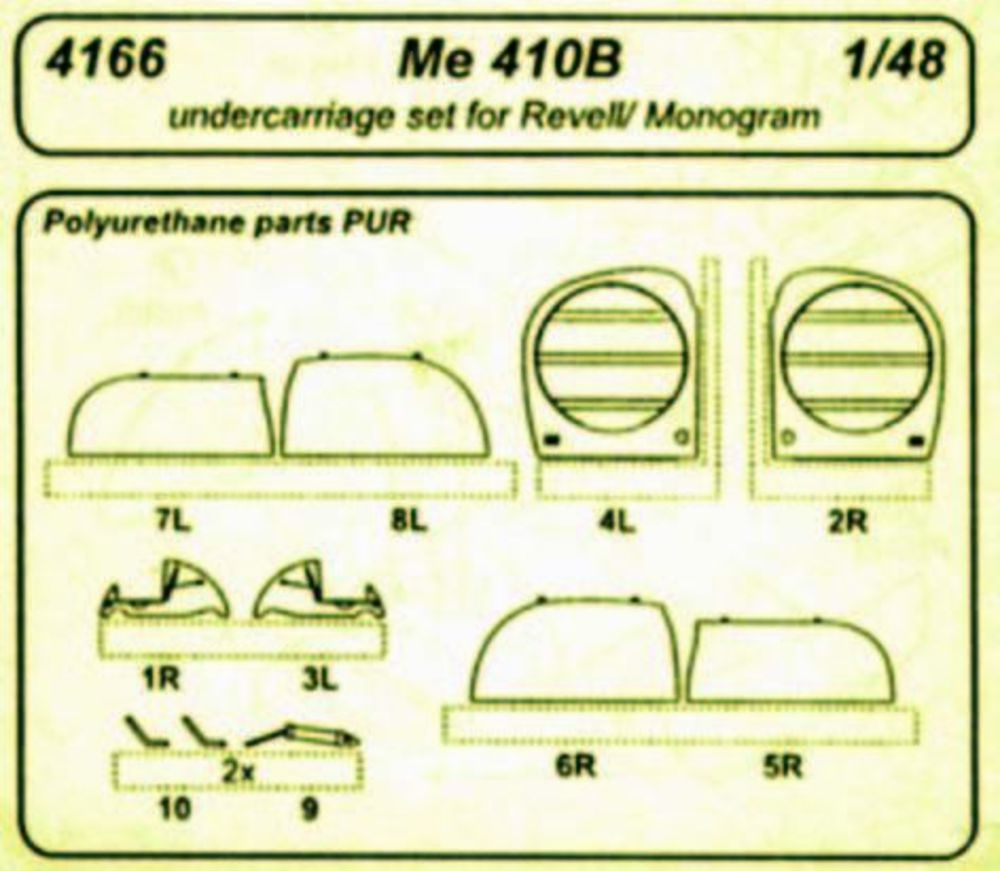 Me 410 Undercarriage