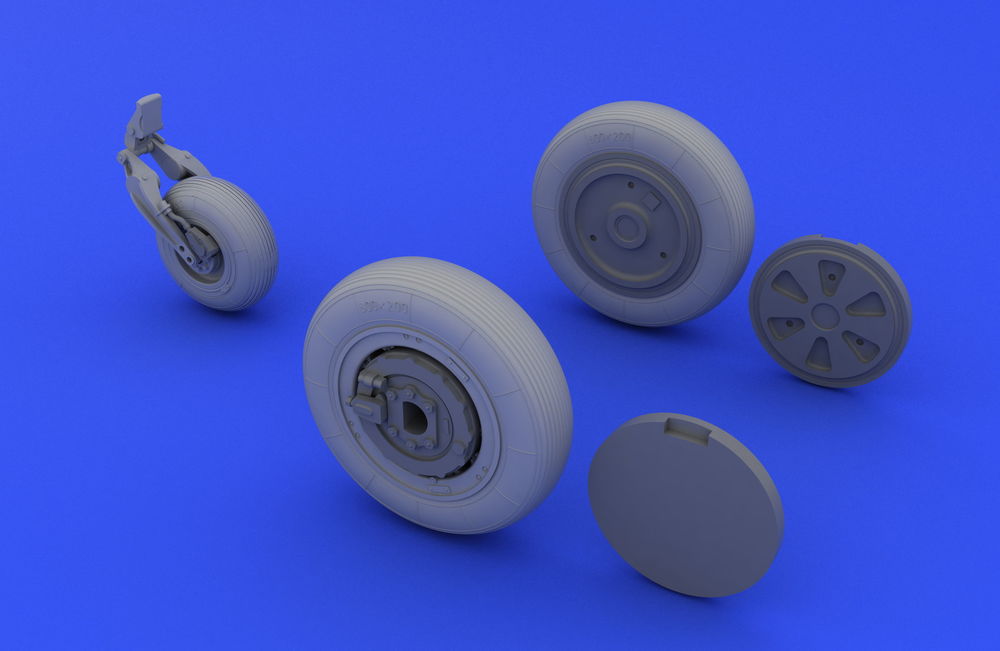 MiG-21 wheels for Eduard