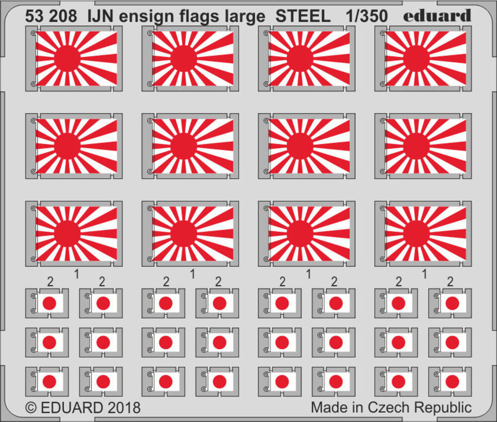 IJN ensign flags large STEEL