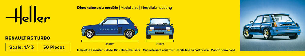 STARTER KIT Renault R5 Turbo