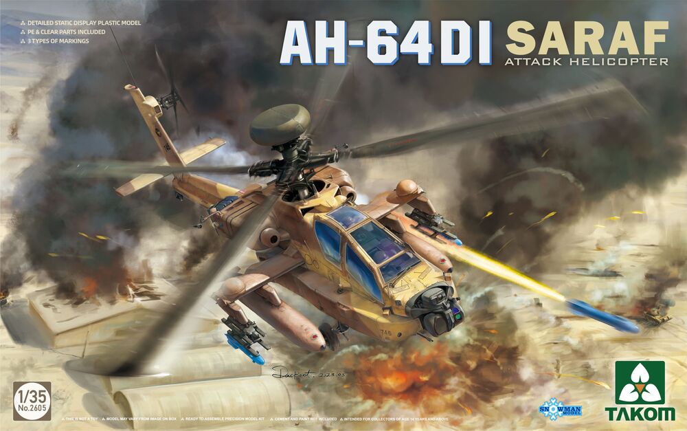 AH-64DI SARAF Attack Helicopter