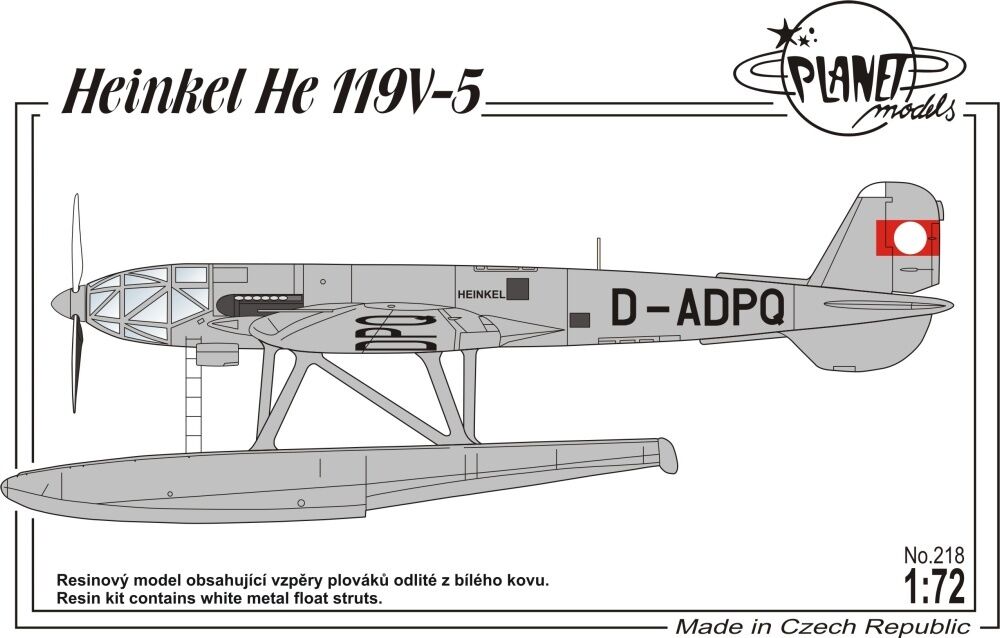 Heinkel He 119 V-5 Float Version