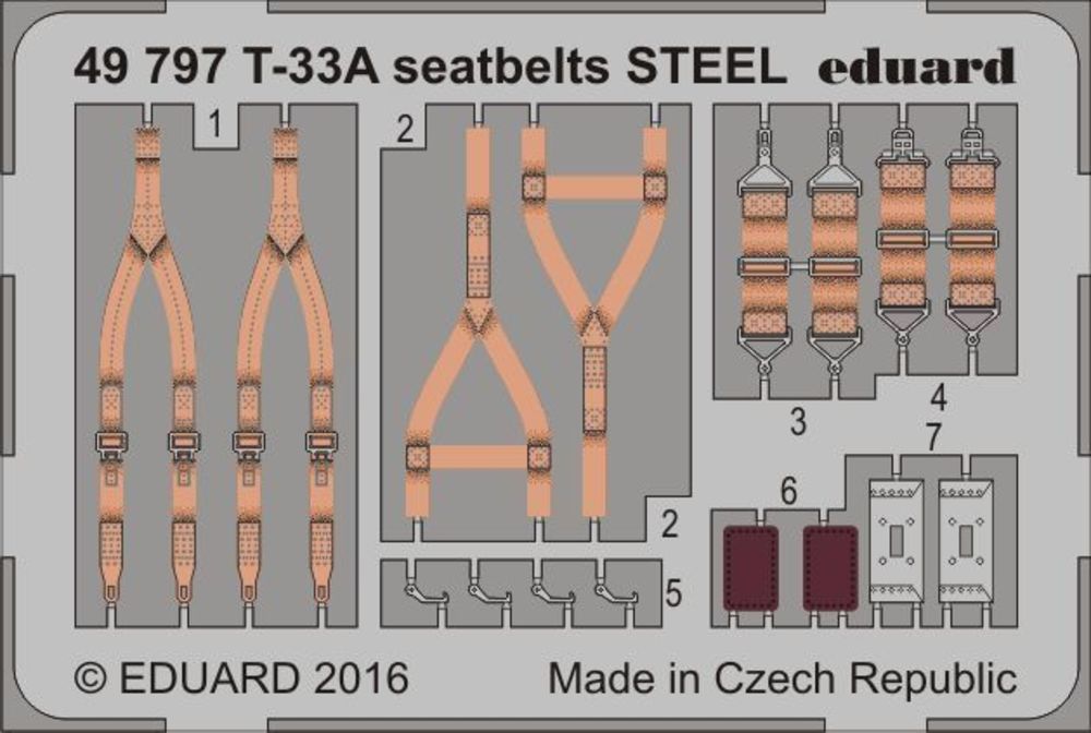 T-33A seatbelts STEEL f��r Great Wal.