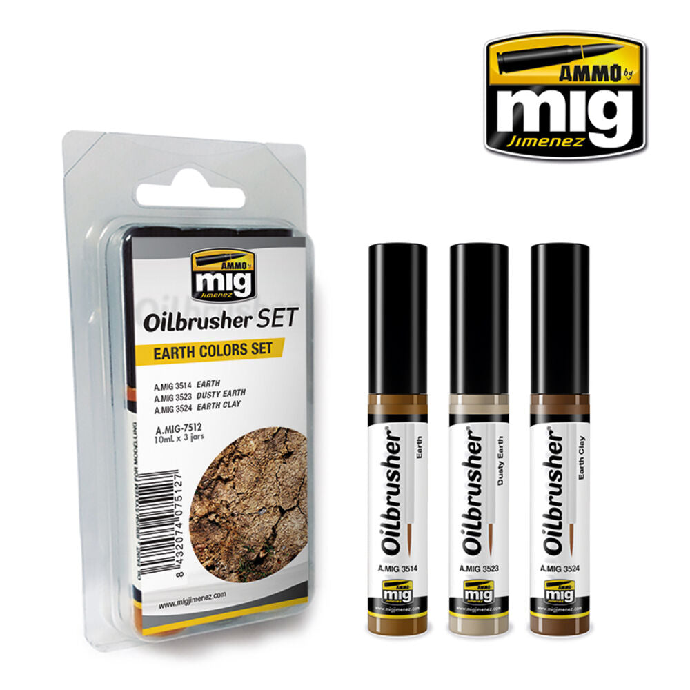 Earth Colors OILBRUSHER SET