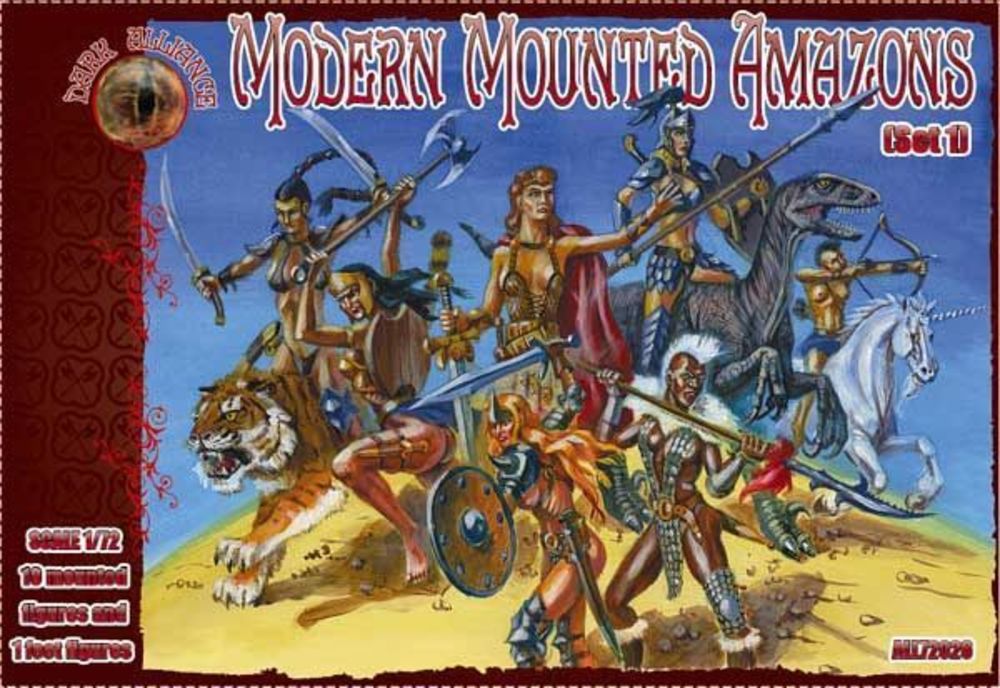 Modern Mounted Amazons, Set 1