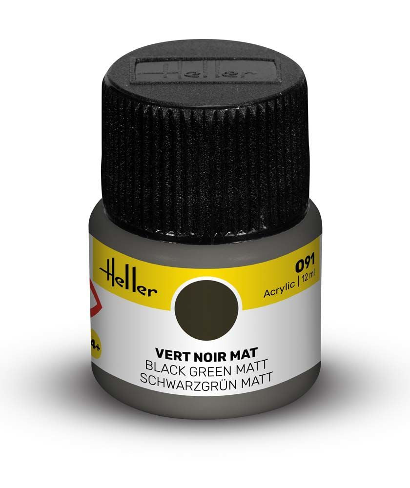 Peinture Acrylic 091 vert noir mat