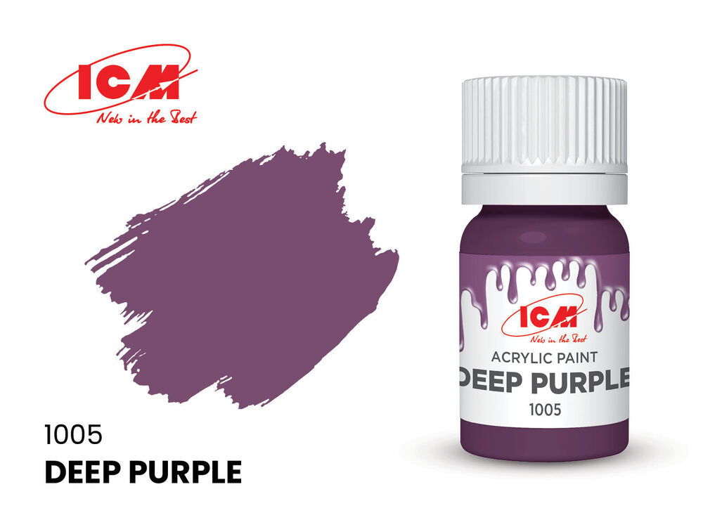 BASIC COLORS Deep Purple bottle 12 ml