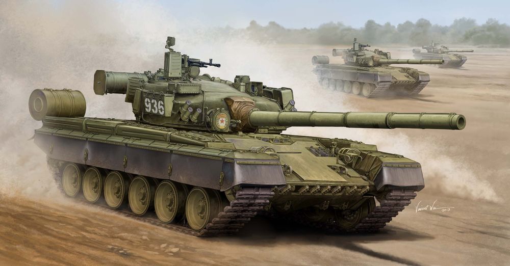 Russian T-8oB MBT