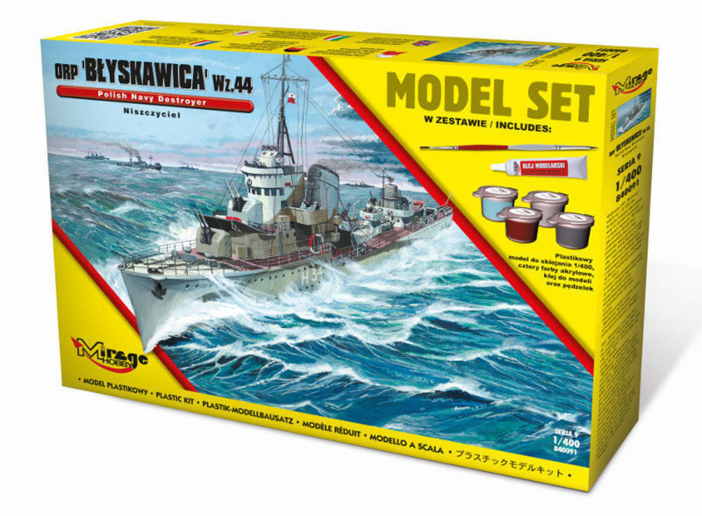 ORPBlyskawica-wz.44(Polish Destroyer WWII)(Model Set)