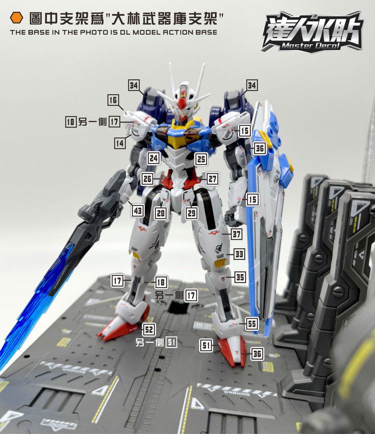 D.L Model Decal - H004 - HG GUNDAM AERIAL 1/144