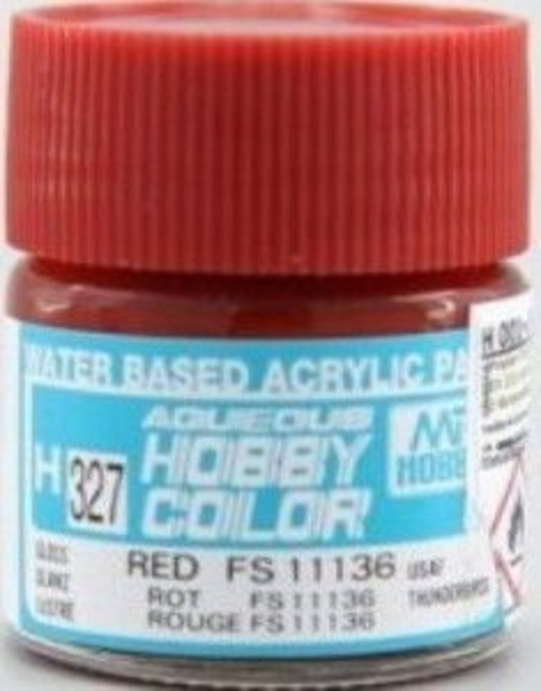 Mr Hobby -Gunze Aqueous Hobby Colors (10 ml) Red FS 11136