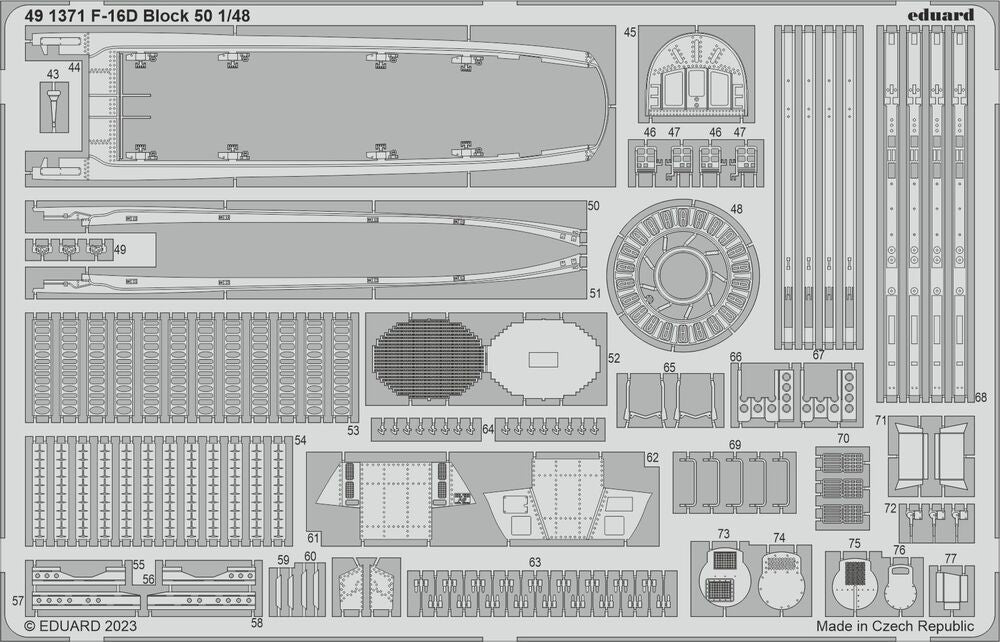 F-16D Block 50 1/48 KINETIC