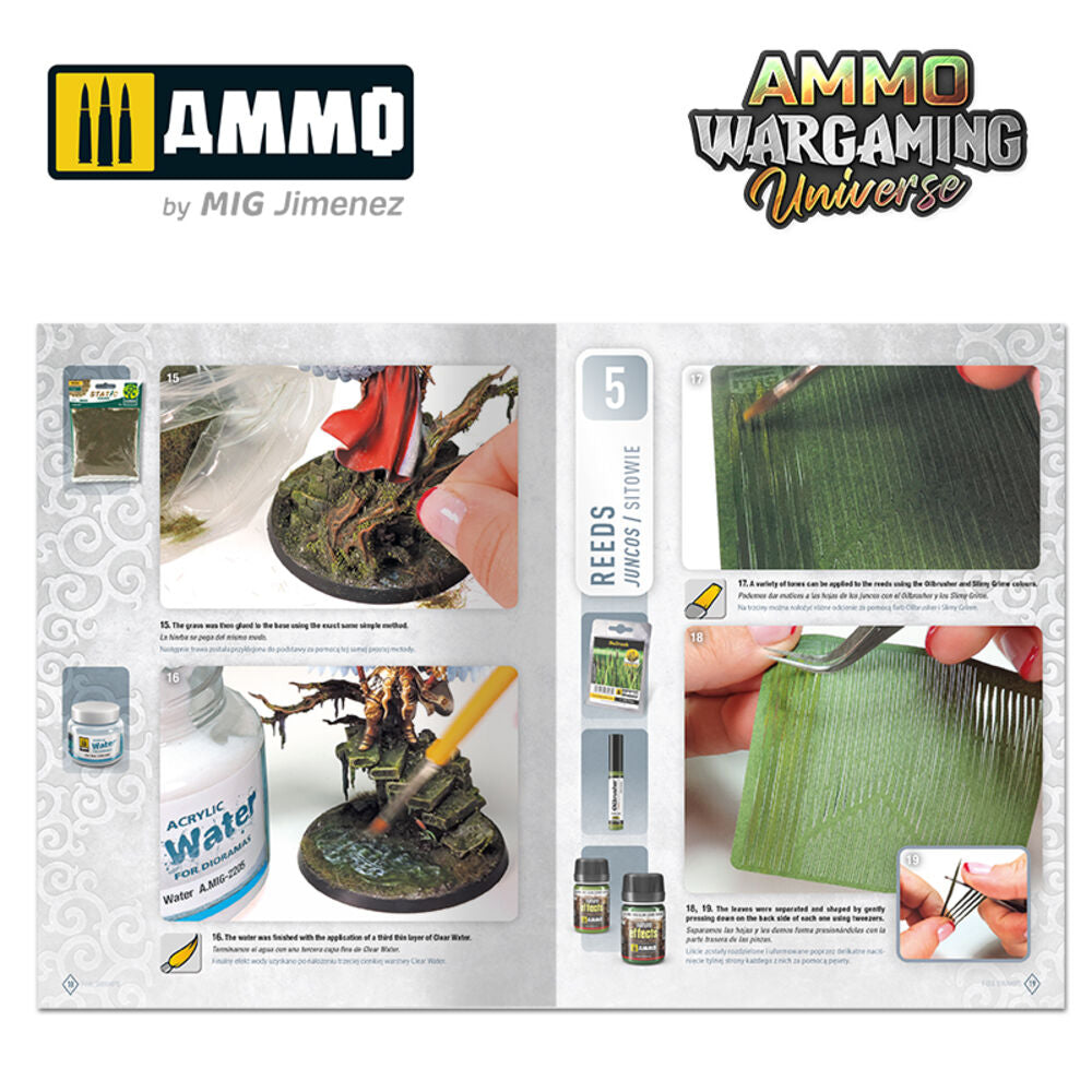 AMMO WARGAMING UNIVERSE Book 09 - Foul Swamps (English, Castellano, Polski)