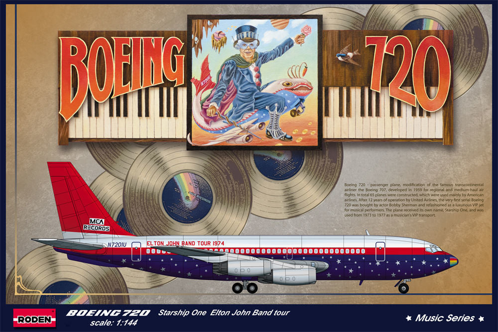 Boeing 720 Elton John 1974