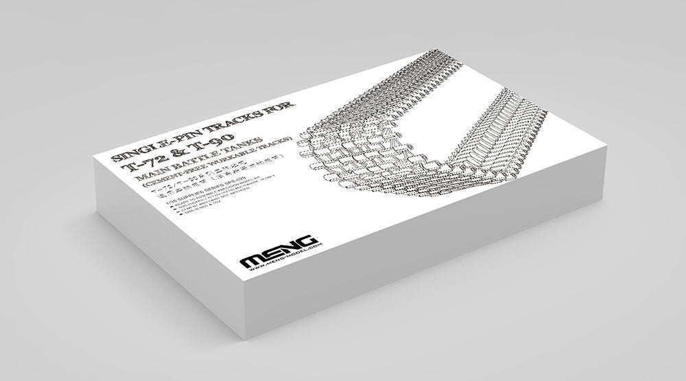 Single-Pin Tracks for T-72 & T-90 Main Battle Tanks(Cement-Free workable