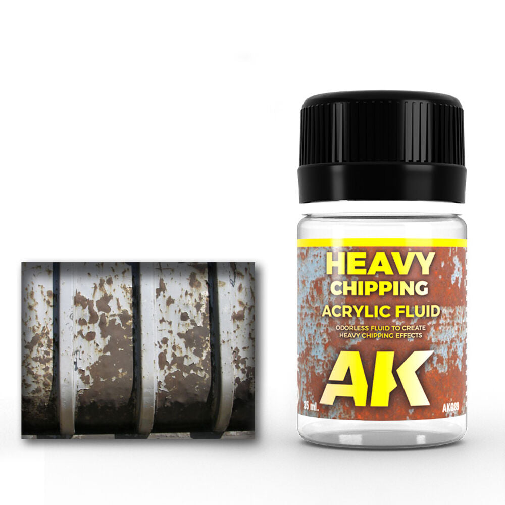 HEAVY CHIPPING EFFECTS ACRYLIC FLUID