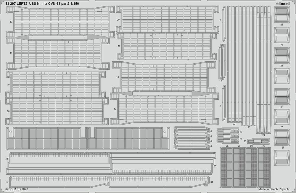 USS Nimitz CVN-68 part 3 1/350 TRUMPETER