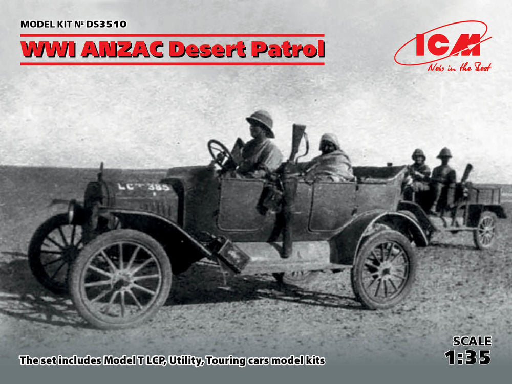 WWI ANZAC Desert Patrol (Model T LCP, Utility, Touring)