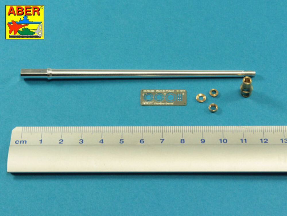 7,5 cm  barrel  with muzzle brake for Panther Ausf.G  (Takom)