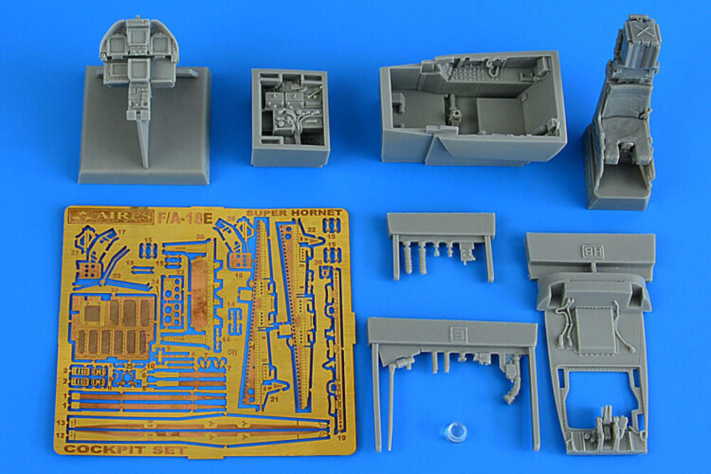 F/A-18E Super Hornet cockpit set HOBBY BOSS