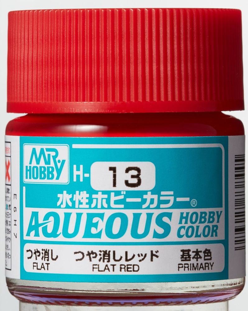 Mr Hobby -Gunze Aqueous Hobby Colors (10 ml) Flat Red