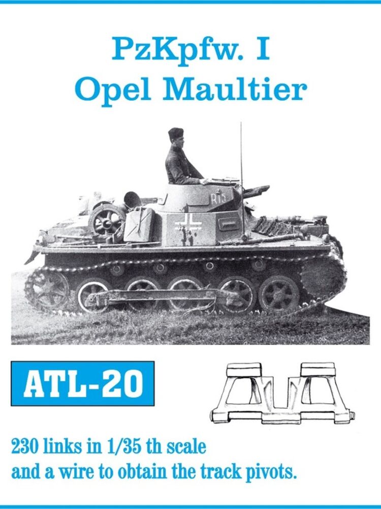 Tracks for Pz I / Opel Maultier