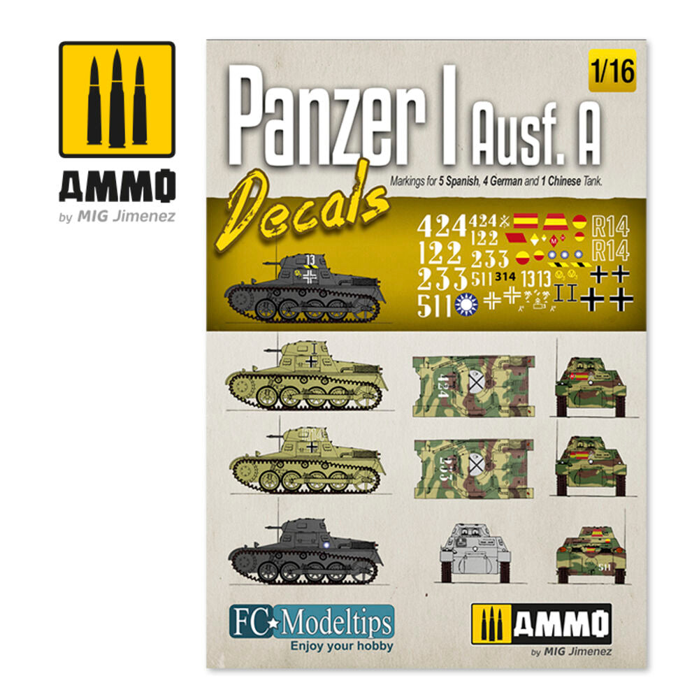 1/16 Panzer I Ausf. A Decals