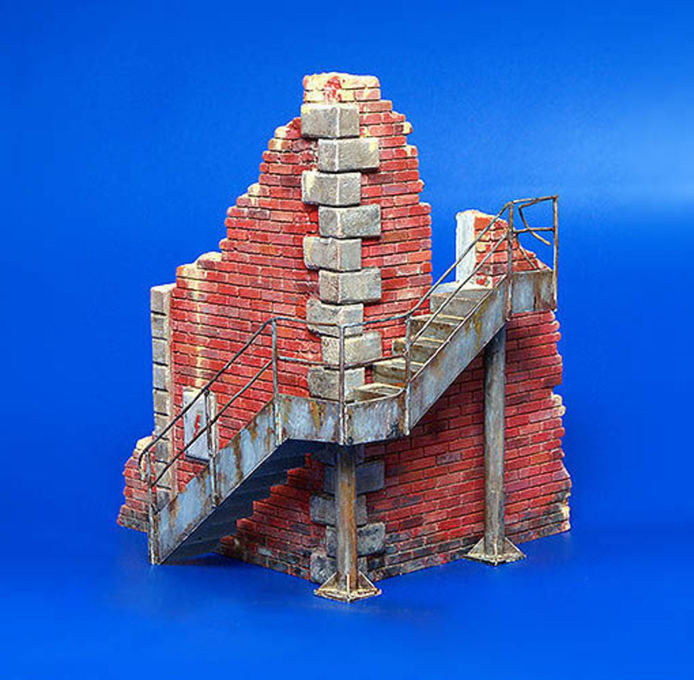 Fabrikecke mit Treppe