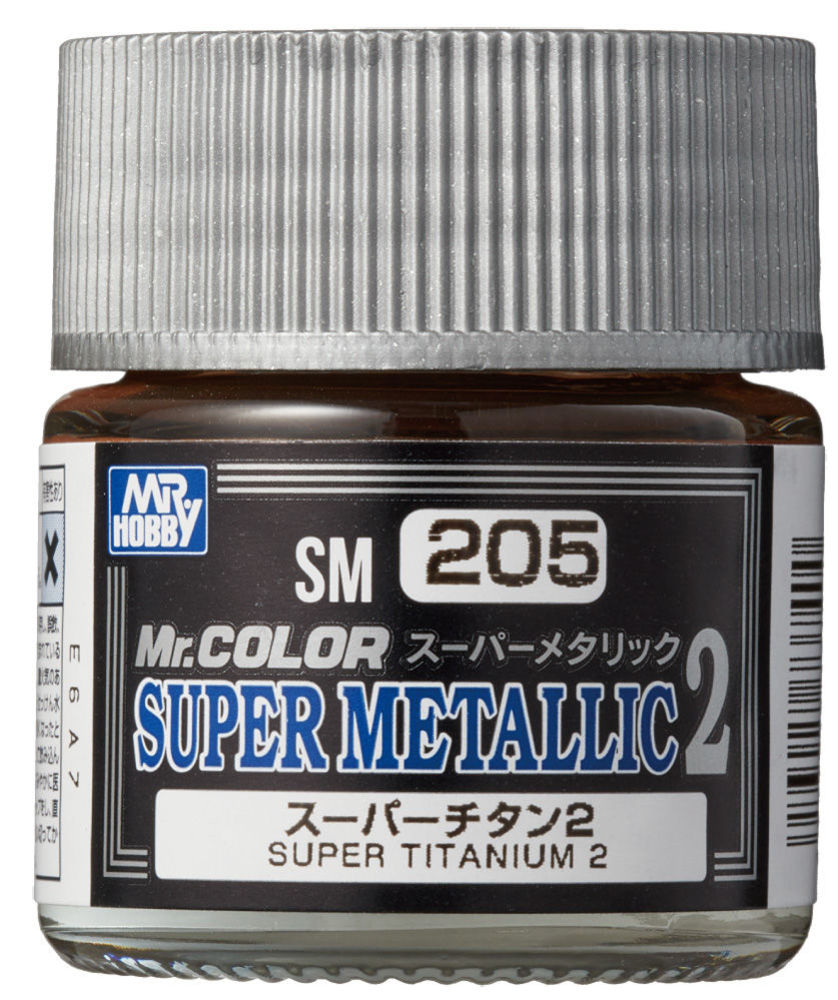 Mr Hobby -Gunze Mr. Color Super Metallic Colors II (10 ml) Super Titanium II