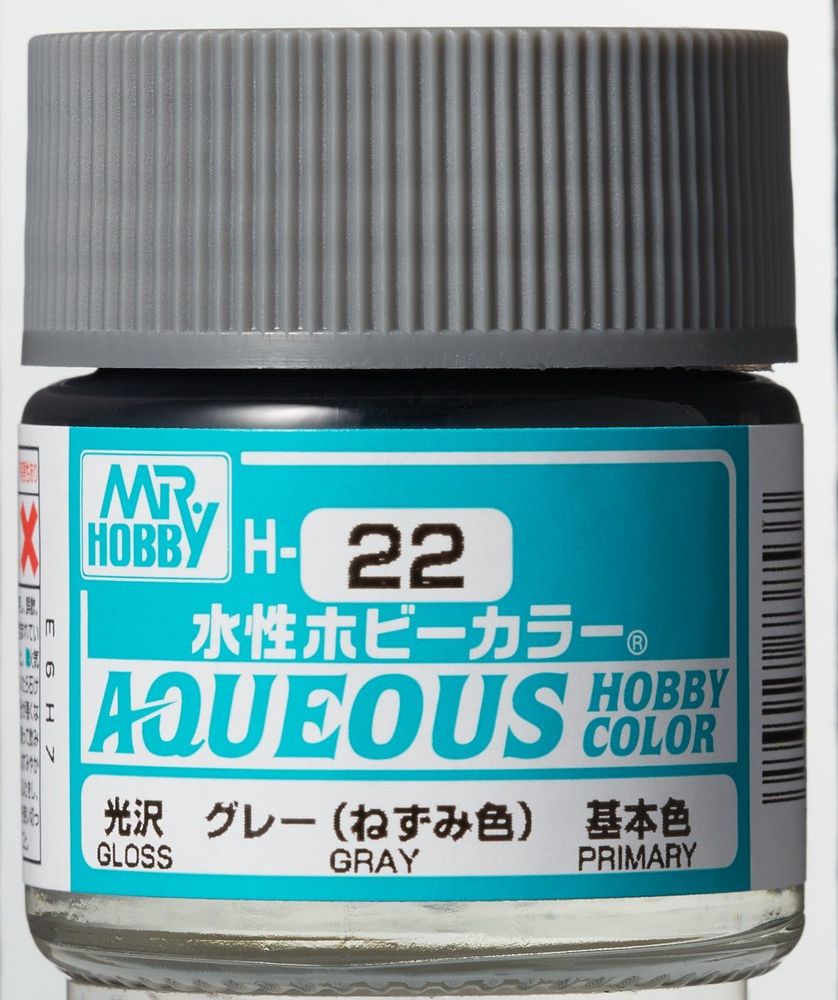 Mr Hobby -Gunze Aqueous Hobby Colors (10 ml) Gray