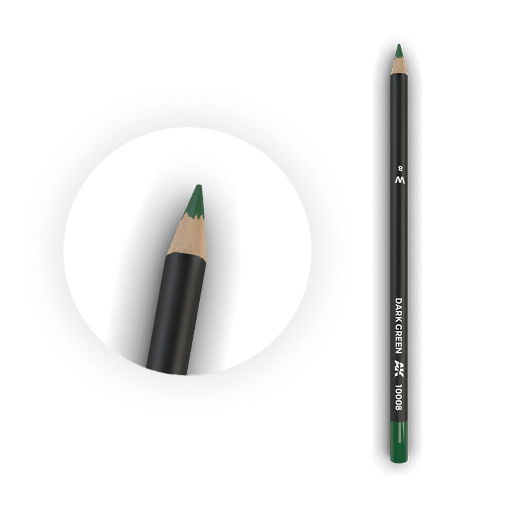 Watercolor Pencil Dark Green