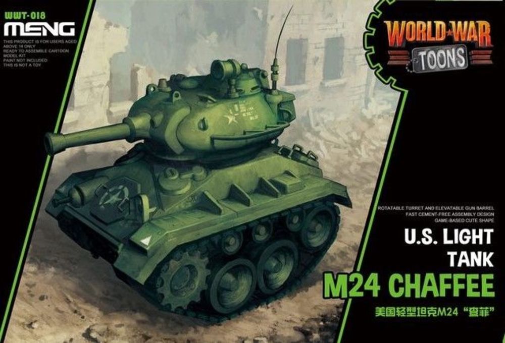 U.S. Light Tank M24 Chaffee (CARTOON MODEL)