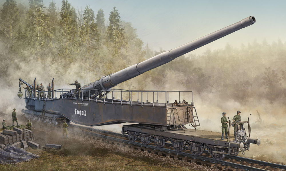 German 280mm K5(E) Railway Gun Leopold