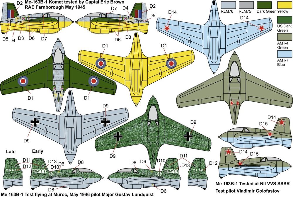 Me-163B KOMET  War prizes���