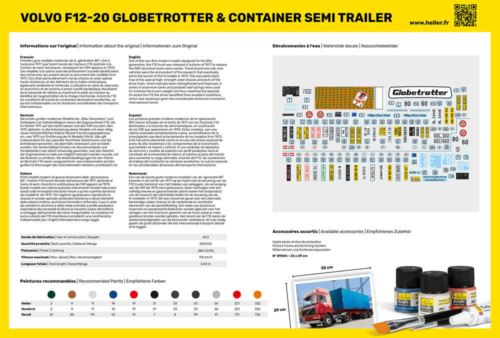 F12-20 Globetrotter & Container semi trailer