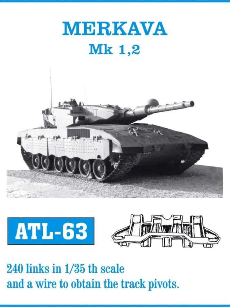 Tracks for Merkava Mk 1.2