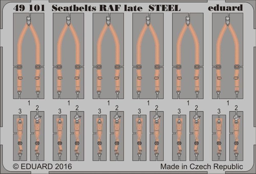 Seatbelts RAF late STEEL