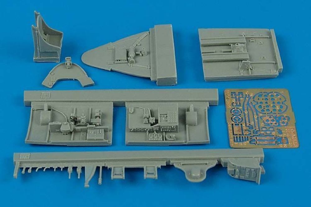 F6F-5 Hellcat cockpit set F��r Eduard Bausatz