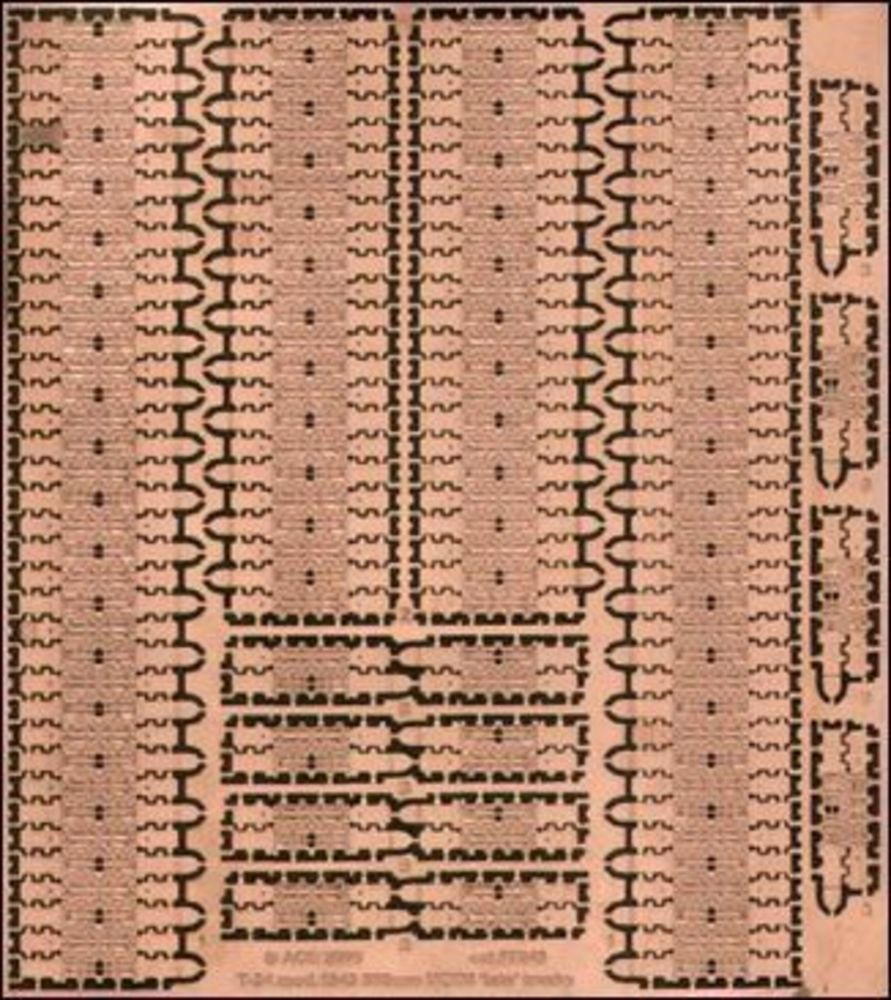 PE-Tracks for T-34 mod.1943 500mm f��r Dragon, Revell und Unimodel Bausatz