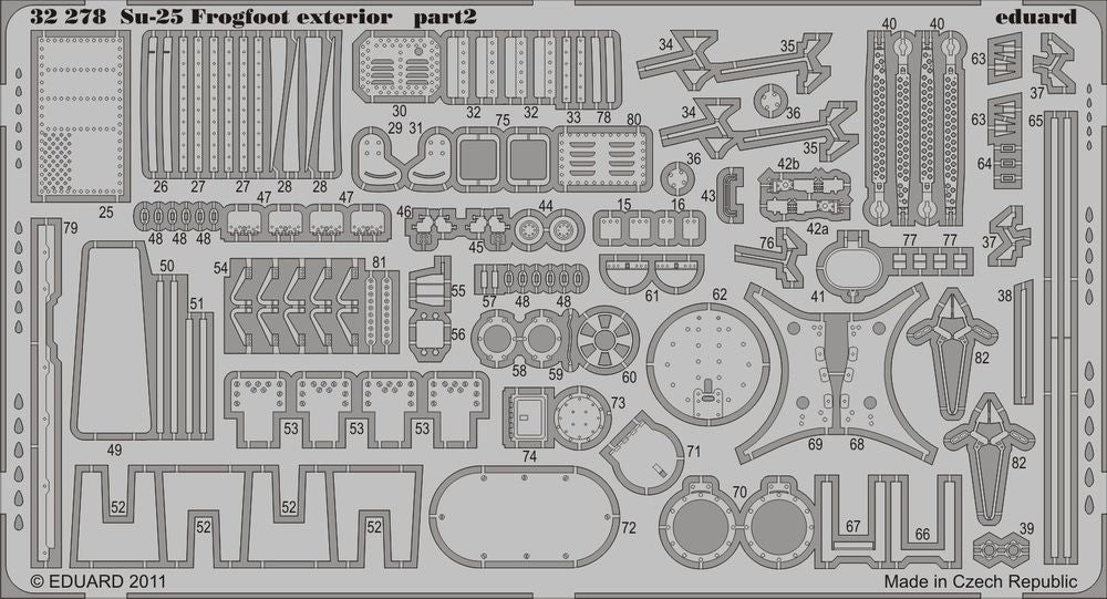 Su-25 Frogfoot exterior for Trumpeter