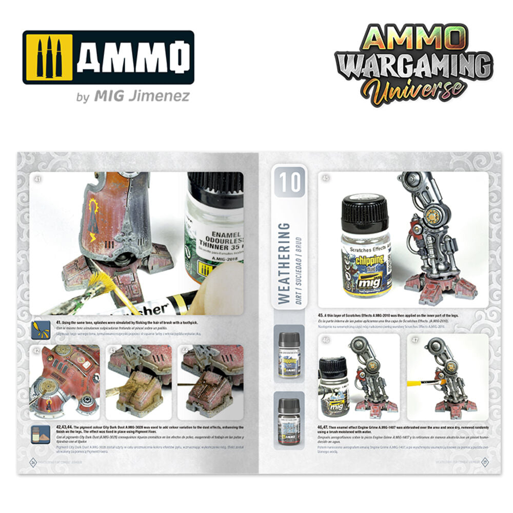 AMMO WARGAMING UNIVERSE Book 03 - Weathering Combat Armour (English, Castellano, Polski)