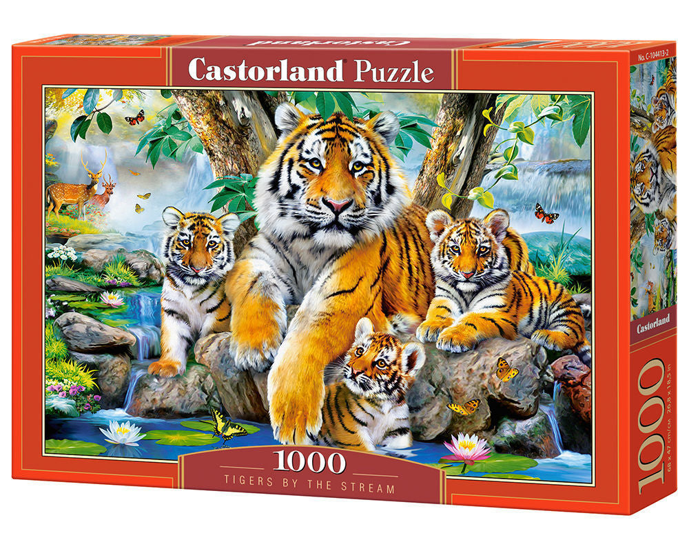 Tigers by the Stream, Puzzle 1000 Teile