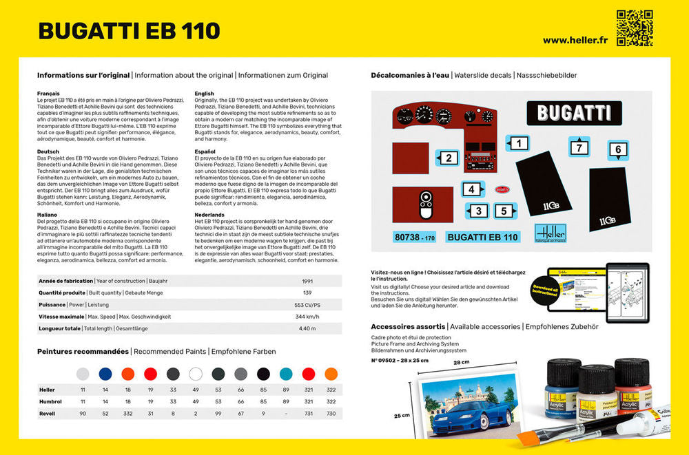 STARTER KIT BUGATTI EB 110