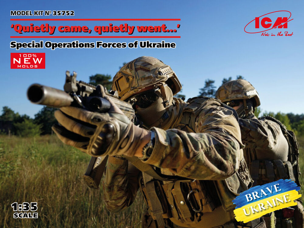 Quietly came,quietly went. Special Operations Forces of Ukraine(4 fig)new molds